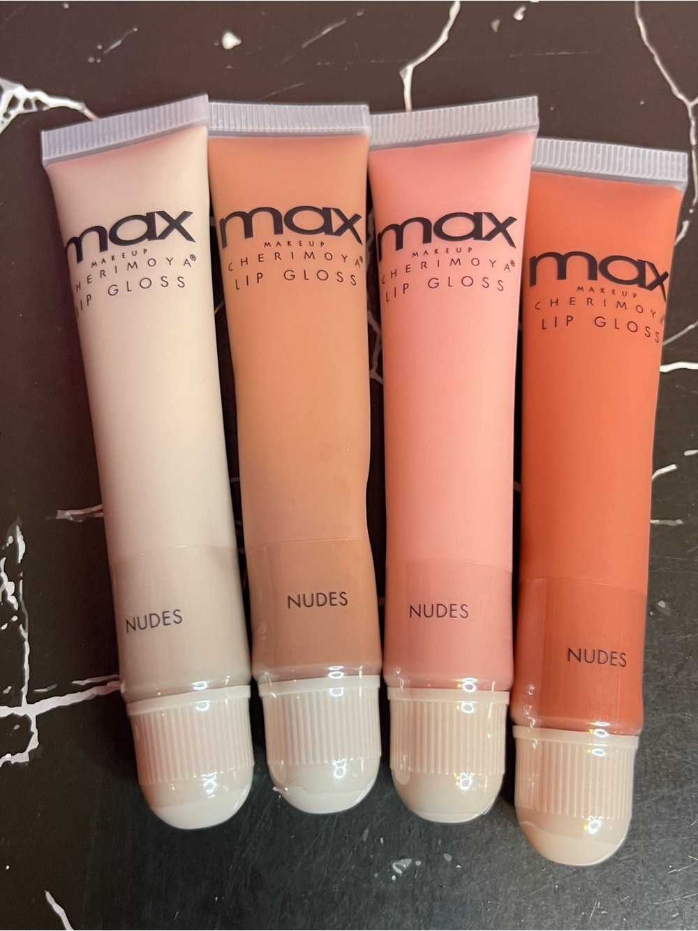 Makeup Nudes Lip Gloss Set — Neutral Pink & Peach Tones